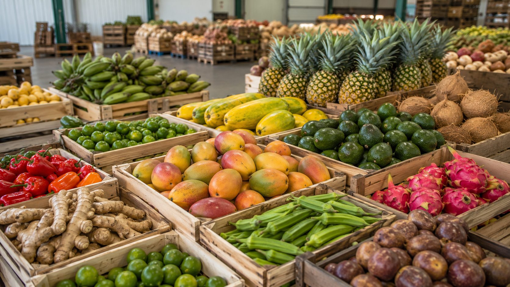 Fruits et légumes exotiques MAY EXPORT SOLUTIONS